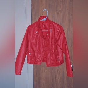 2 time used leather jacket Primark 13-14 years old